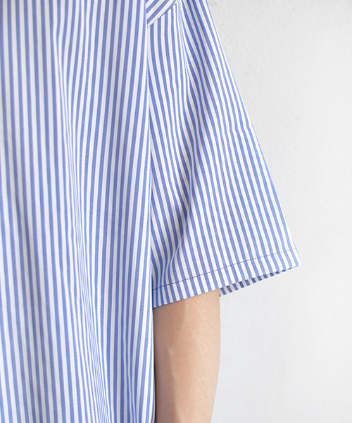 PairPair（ペアペア）の「ハーフジップシャツ（シャツ/ブラウス・メンズ・ブラック/ネイビー・FREE）」の4枚目の写真