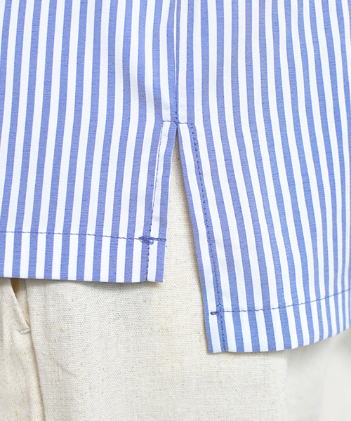 PairPair（ペアペア）の「ハーフジップシャツ（シャツ/ブラウス・メンズ・ブラック/ネイビー・FREE）」の5枚目の写真