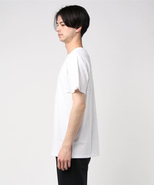 ELEMENT(エレメント)の「半袖Tシャツ ELEMENT LOGO AJ021-212(Tシャツ/カットソー・メンズ・ホワイト/ブラック・L/XL/M)」の4枚目の写真