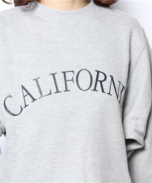 Kastane(カスタネ)の「【Kastane】カリフォルニアスウェット(Tシャツ/カットソー・レディース・ブルー/オフホワイト/グレー・FREE)」の5枚目の写真
