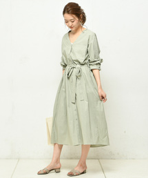 DouDou | ロングシャツワンピース(ワンピース)