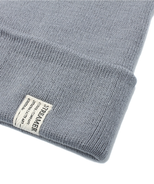 B:MING by BEAMS（ビーミングバイビームス）の「ストリーマー×ビーミング / レディス ニットキャップ（ニットキャップ/ビーニー・レディース・グレー/ブラック/レッド・ONE SIZE）」の8枚目の写真