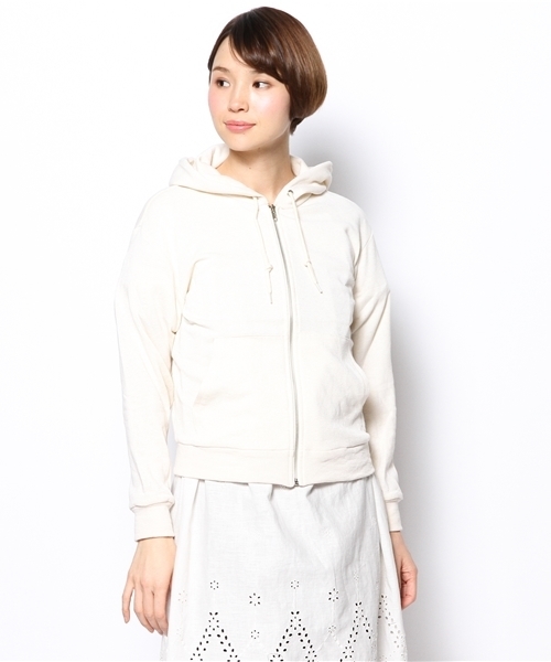 mystic（ミスティック）の「ドロップショルダーパーカー（パーカー・レディース・グレー/ブルー/アイボリー・ﾌﾘ-）」の4枚目の写真