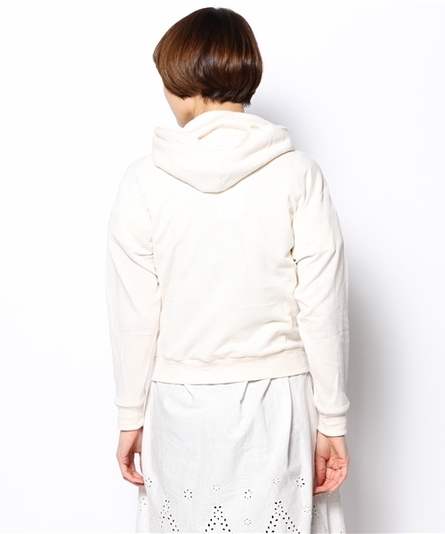 mystic（ミスティック）の「ドロップショルダーパーカー（パーカー・レディース・グレー/ブルー/アイボリー・ﾌﾘ-）」の6枚目の写真
