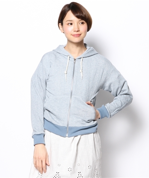 mystic（ミスティック）の「ドロップショルダーパーカー（パーカー・レディース・グレー/ブルー/アイボリー・ﾌﾘ-）」の15枚目の写真