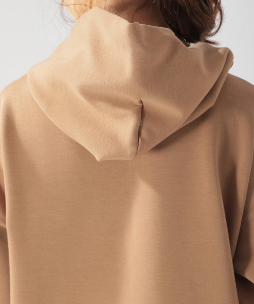 BAYFLOW（ベイフロー）の「ダンボールパーカープルオーバー（パーカー・レディース・アイボリー/ブラック/ブラウン/ピンク・SMALL/MEDIUM）」の7枚目の写真