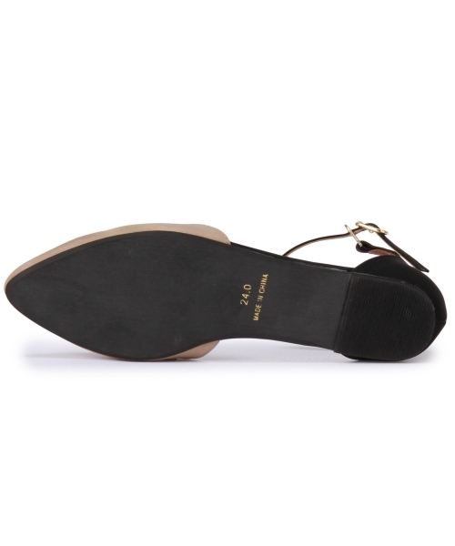 Boisson Chocolat（ボワソンショコラ）の「ボワソンショコラ/B Nカラーコンビポインテッドフラット ◆（パンプス・レディース・ブラック/コバルトブルー/オレンジ/ベージュ・23.5cm/24cm/23cm/22cm/22.5cm/24.5cm）」の15枚目の写真