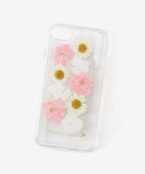 Majestic Legon マジェスティックレゴン の Manyフラワーモバイルケース スマホケース カバー Wear