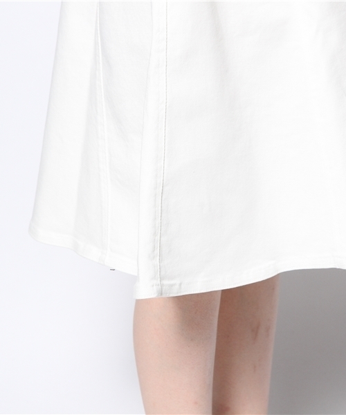 one after another NICE CLAUP（ワンアフターアナザーナイスクラップ）の「【ナイスクラップ】ｶｯﾄﾃﾞﾆﾑﾌﾚｱｰｽｶｰﾄ（スカート・レディース・オフホワイト/レッド/ネイビー・FREE）」の9枚目の写真