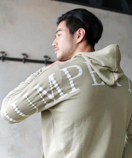 LIL VENDARS（リルヴェンダース）の「プリント プルオーバー パーカー プルパーカー メッセージ/ボックスロゴ/サーフ/フォト/グラフィック/バックプリント（パーカー・メンズ・A/B/N/M/K/L/J/H/I/G/E/F/D/C・S/M/L/XL）」の4枚目の写真