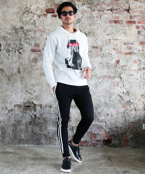 LIL VENDARS（リルヴェンダース）の「プリント プルオーバー パーカー プルパーカー メッセージ/ボックスロゴ/サーフ/フォト/グラフィック/バックプリント（パーカー・メンズ・A/B/N/M/K/L/J/H/I/G/E/F/D/C・S/M/L/XL）」の15枚目の写真