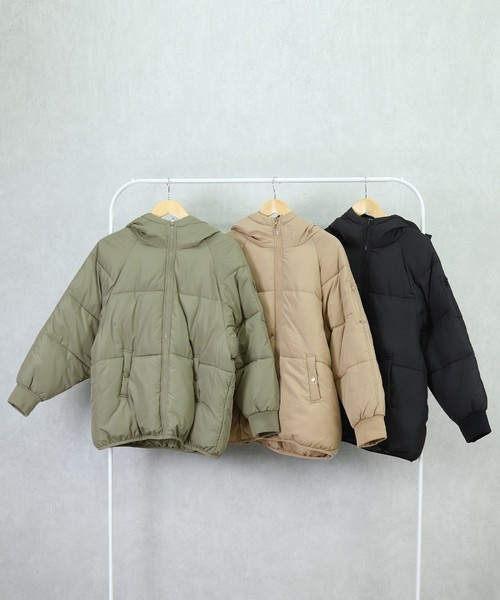 reca(レカ)の「ビッグシルエットダウンコート(ダウンジャケット/コート・レディース・ブラック/ベージュ/グリーン系その他・M/L)」の20枚目の写真