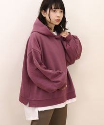裏起毛ボリュームフーディー