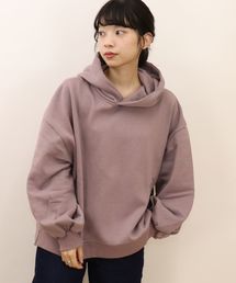 裏起毛ボリュームフーディー