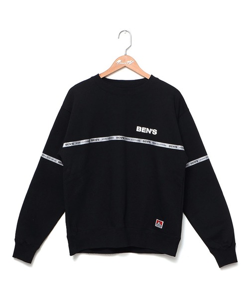 MinoriTY（マイノリティ）の「【BEN DAVIS】ルーズシルエット裏起毛リフレクタートレーナー（スウェット・メンズ・ブラック/アイボリー/グリーン系その他・M/L）」の8枚目の写真