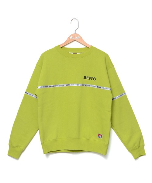 MinoriTY（マイノリティ）の「【BEN DAVIS】ルーズシルエット裏起毛リフレクタートレーナー（スウェット・メンズ・ブラック/アイボリー/グリーン系その他・M/L）」の7枚目の写真