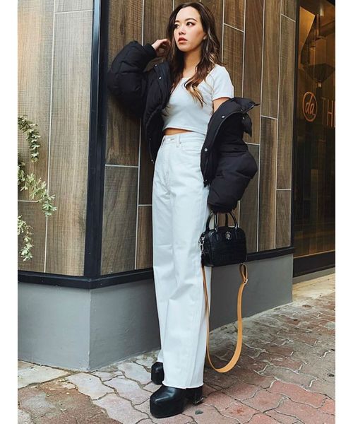 EVRIS（エヴリス）の「クロコワイドショルダーミニBAG（ショルダーバッグ・レディース・ブラック/ブラウン/ミント・FREE）」の9枚目の写真