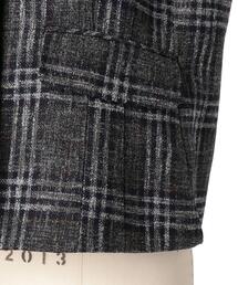 Drawer（ドゥロワー）の「Drawer チェックノーカラージャケット