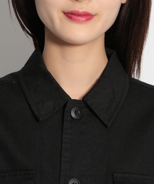 niko and...（ニコアンド）の「サファリワイドベスト（ベスト・レディース・カーキ/ブラック・MEDIUM/LARGE）」の9枚目の写真