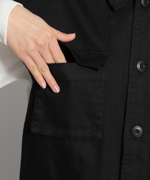 niko and...（ニコアンド）の「サファリワイドベスト（ベスト・レディース・カーキ/ブラック・MEDIUM/LARGE）」の11枚目の写真