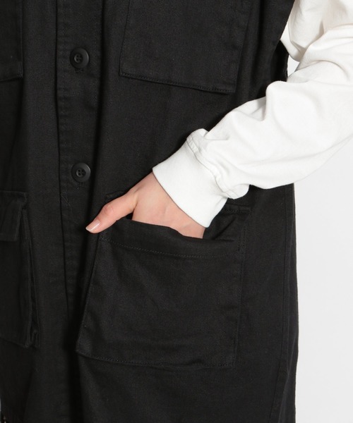 niko and...（ニコアンド）の「サファリワイドベスト（ベスト・レディース・カーキ/ブラック・MEDIUM/LARGE）」の13枚目の写真