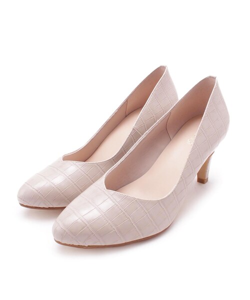 grove(グローブ)の「【22.0~25.0まで】やわここち(R)Vカットパンプス(パンプス・レディース・ブラック/ベージュ系その他6/ベージュ系その他7・50/40/35/45/30/25/20)」の1枚目の写真