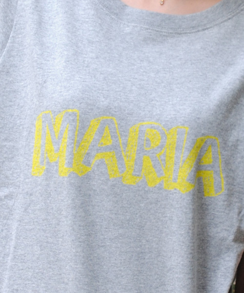 SILAS（サイラス）の「S/S TEE MARIA（Tシャツ/カットソー・レディース・ホワイト/アッシュ・ONE SIZE）」の5枚目の写真