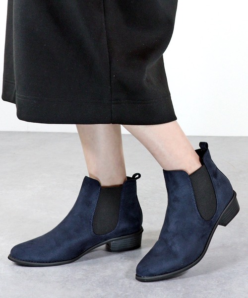 LibertyDoll(リバティードール)の「LiBERTYDOLL /3.5cmヒールサイドゴアブーツ(5448)(ブーツ・レディース・ブラック/ダークブラウン/グレイッシュベージュ/ブラウン/グレー/ブラック系その他/ブラウン系その他/キャメル/ワイン/ベージュ/ネイビー/グレー系その他/アイボリー/シルバー・LL/SS/S/M/L/3L/XL)」の11枚目の写真