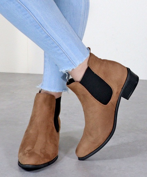 LibertyDoll(リバティードール)の「LiBERTYDOLL /3.5cmヒールサイドゴアブーツ(5448)(ブーツ・レディース・ブラック/ダークブラウン/グレイッシュベージュ/ブラウン/グレー/ブラック系その他/ブラウン系その他/キャメル/ワイン/ベージュ/ネイビー/グレー系その他/アイボリー/シルバー・LL/SS/S/M/L/3L/XL)」の7枚目の写真