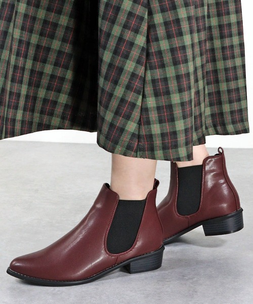 LibertyDoll(リバティードール)の「LiBERTYDOLL /3.5cmヒールサイドゴアブーツ(5448)(ブーツ・レディース・ブラック/ダークブラウン/グレイッシュベージュ/ブラウン/グレー/ブラック系その他/ブラウン系その他/キャメル/ワイン/ベージュ/ネイビー/グレー系その他/アイボリー/シルバー・LL/SS/S/M/L/3L/XL)」の13枚目の写真