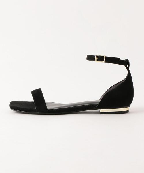 green label relaxing（グリーンレーベルリラクシング）の「◆FFC ベルトフラットサンダル(1.5cmヒール)（サンダル・レディース・シルバー/グレー/ブラック/ブラウン/ライム/イエロー・24cm/24.5cm/22cm/25cm/25.5cm/23cm/23.5cm/22.5cm）」の10枚目の写真