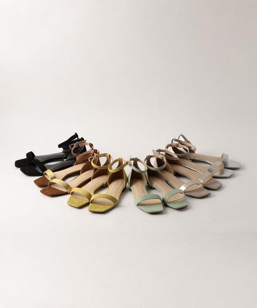 green label relaxing（グリーンレーベルリラクシング）の「◆FFC ベルトフラットサンダル(1.5cmヒール)（サンダル・レディース・シルバー/グレー/ブラック/ブラウン/ライム/イエロー・24cm/24.5cm/22cm/25cm/25.5cm/23cm/23.5cm/22.5cm）」の11枚目の写真