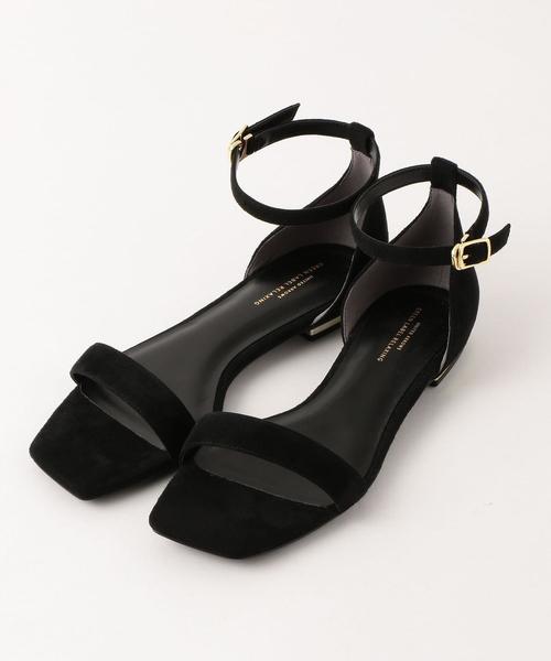 green label relaxing（グリーンレーベルリラクシング）の「◆FFC ベルトフラットサンダル(1.5cmヒール)（サンダル・レディース・シルバー/グレー/ブラック/ブラウン/ライム/イエロー・24cm/24.5cm/22cm/25cm/25.5cm/23cm/23.5cm/22.5cm）」の14枚目の写真