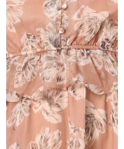 dazzlin（ダズリン）の「ラテフラワーマキシワンピース（ワンピース・レディース・ベージュ/オレンジ/グリーン・FREE）」の21枚目の写真