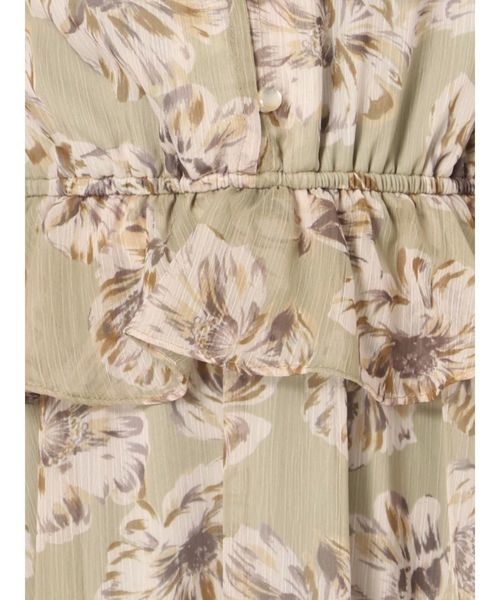 dazzlin（ダズリン）の「ラテフラワーマキシワンピース（ワンピース・レディース・ベージュ/オレンジ/グリーン・FREE）」の22枚目の写真