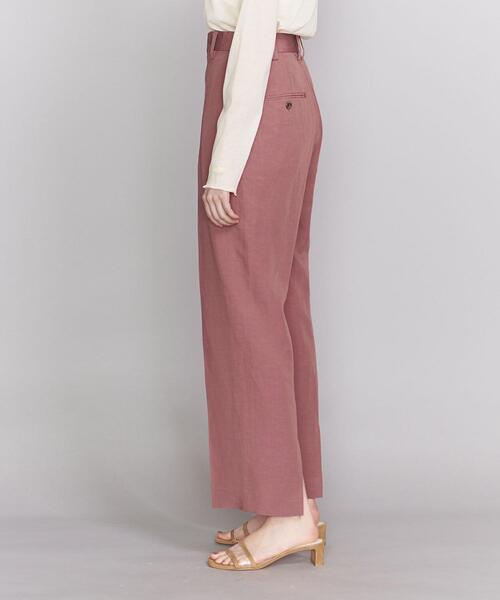 BEAUTY&YOUTH UNITED ARROWS(ビューティーアンドユースユナイテッドアローズ)の「BY バックスリットテーパードパンツ ◆(その他パンツ・レディース・ブラック/ピンク/クリーム・SMALL/MEDIUM/LARGE)」の6枚目の写真