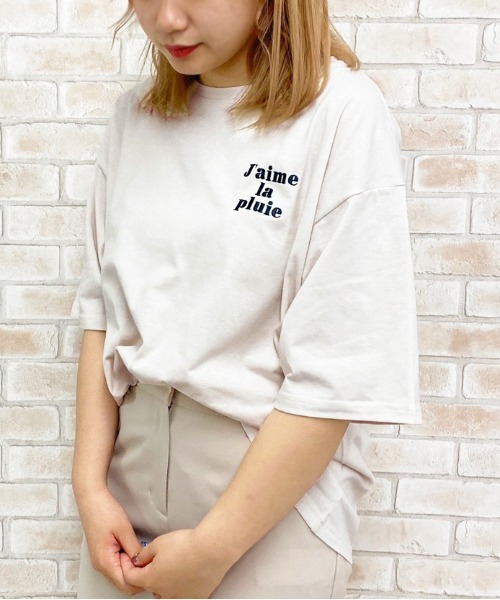 apres jour（アプレジュール）の「アソートＢＩＧＴシャツ【ZOZOTOWN限定アイテム】（Tシャツ/カットソー・レディース・ホワイト/チャコールグレー/ブラック/ライトホワイト/アイボリー/その他/ボルドー/モカ/ラベンダー/ホワイト系その他/グリーン系その他・フリー）」の11枚目の写真