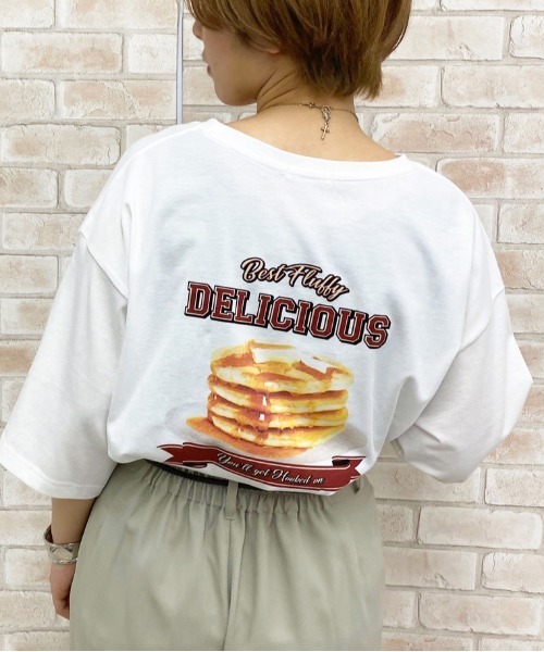 apres jour（アプレジュール）の「アソートＢＩＧＴシャツ【ZOZOTOWN限定アイテム】（Tシャツ/カットソー・レディース・ホワイト/チャコールグレー/ブラック/ライトホワイト/アイボリー/その他/ボルドー/モカ/ラベンダー/ホワイト系その他/グリーン系その他・フリー）」の22枚目の写真