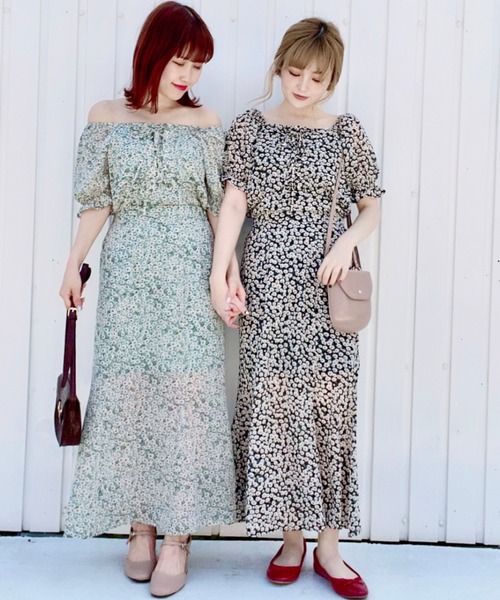 EPIMI E'PIMMY（エピミエピミー）の「《Set upにも》フラワーマーメイドスカート（スカート・レディース・ブラック/ブラウン/オフホワイト/グリーン・MEDIUM）」の7枚目の写真