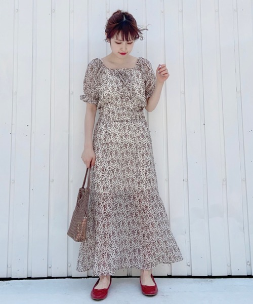 EPIMI E'PIMMY（エピミエピミー）の「《Set upにも》フラワーマーメイドスカート（スカート・レディース・ブラック/ブラウン/オフホワイト/グリーン・MEDIUM）」の11枚目の写真