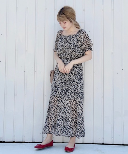 EPIMI E'PIMMY（エピミエピミー）の「《Set upにも》フラワーマーメイドスカート（スカート・レディース・ブラック/ブラウン/オフホワイト/グリーン・MEDIUM）」の10枚目の写真