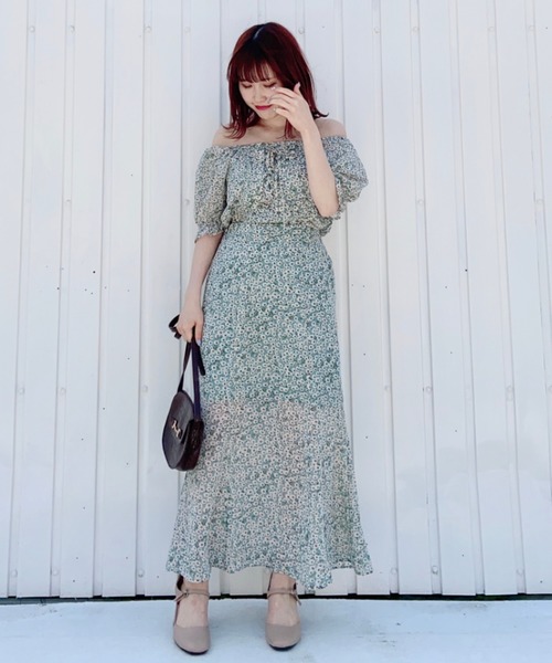 EPIMI E'PIMMY（エピミエピミー）の「《Set upにも》フラワーマーメイドスカート（スカート・レディース・ブラック/ブラウン/オフホワイト/グリーン・MEDIUM）」の8枚目の写真