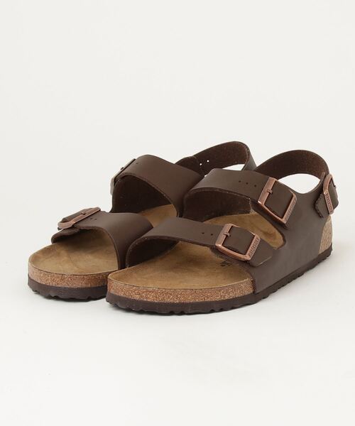 BIRKENSTOCK（ビルケンシュトック）の「Milano Birko-Flor  【ナロー幅】 ユニセックス（サンダル・レディース・ブラック/ホワイト/ダークブラウン/ブラウン・37/38/39/36/40/41/42/43/35/44/45/46）」の4枚目の写真