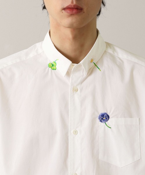 FRAPBOIS（フラボア）の「プレフラシャツ（シャツ/ブラウス・レディース・ホワイト/ブラック・1/2）」の5枚目の写真