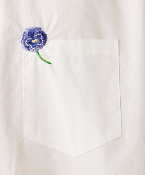 FRAPBOIS（フラボア）の「プレフラシャツ（シャツ/ブラウス・レディース・ホワイト/ブラック・1/2）」の8枚目の写真