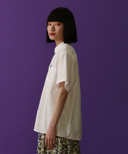 FRAPBOIS（フラボア）の「プレフラシャツ（シャツ/ブラウス・レディース・ホワイト/ブラック・1/2）」の19枚目の写真