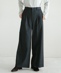 NOMBRE IMPAIR | 【BBM】ムラ糸オックス ハイウエストタックパンツ(その他パンツ)