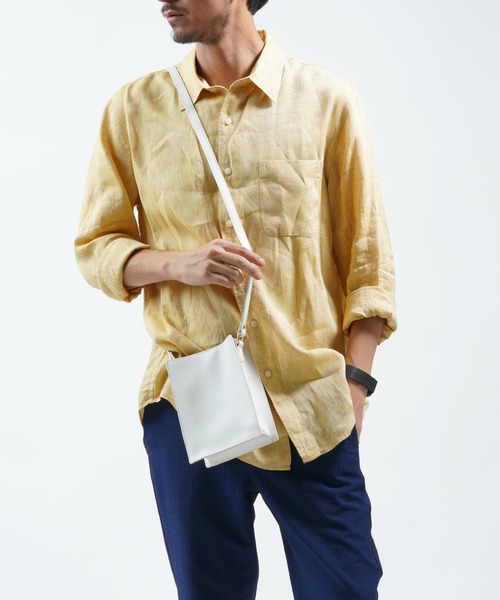 MURA(ムラ)の「スプリットレザー スクエア ミニ ショルダーバッグ(ショルダーバッグ・レディース・ホワイト/ブラック/キャメル/ベージュ・FREE)」の17枚目の写真