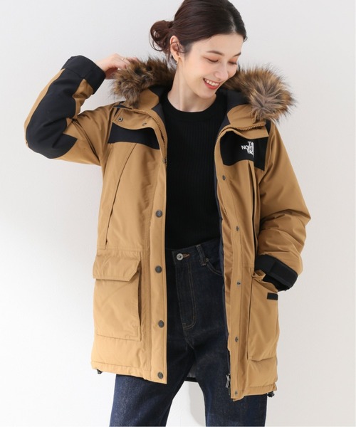 スローブイエナ　ダウン　ベージュ　コート DANTON / ダントン】 T/C LONG ダウンコート（ダウンジャケット