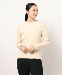 ehka sopo | レース付テレコプルオーバー(Tシャツ/カットソー)